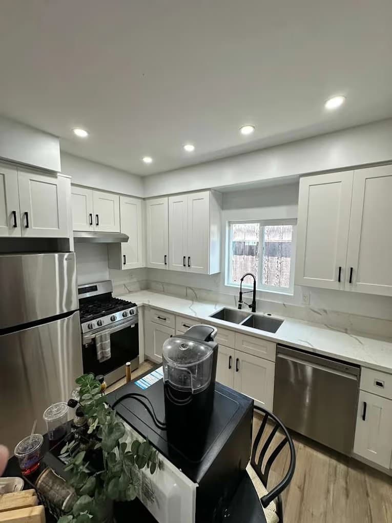 White Kitchen Transformation